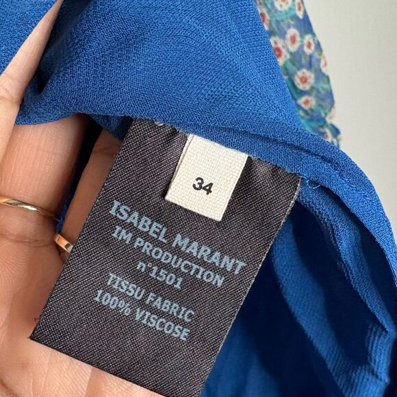 Isabel Marant Etoile Floral Silk Dress - Picture 8 of 9